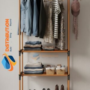 Orange -Colors- Smart Clothing Storage Rack