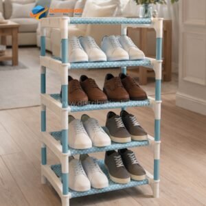 👟Smart Easy Access Shoe Rack-5 Layer Blue-Colors